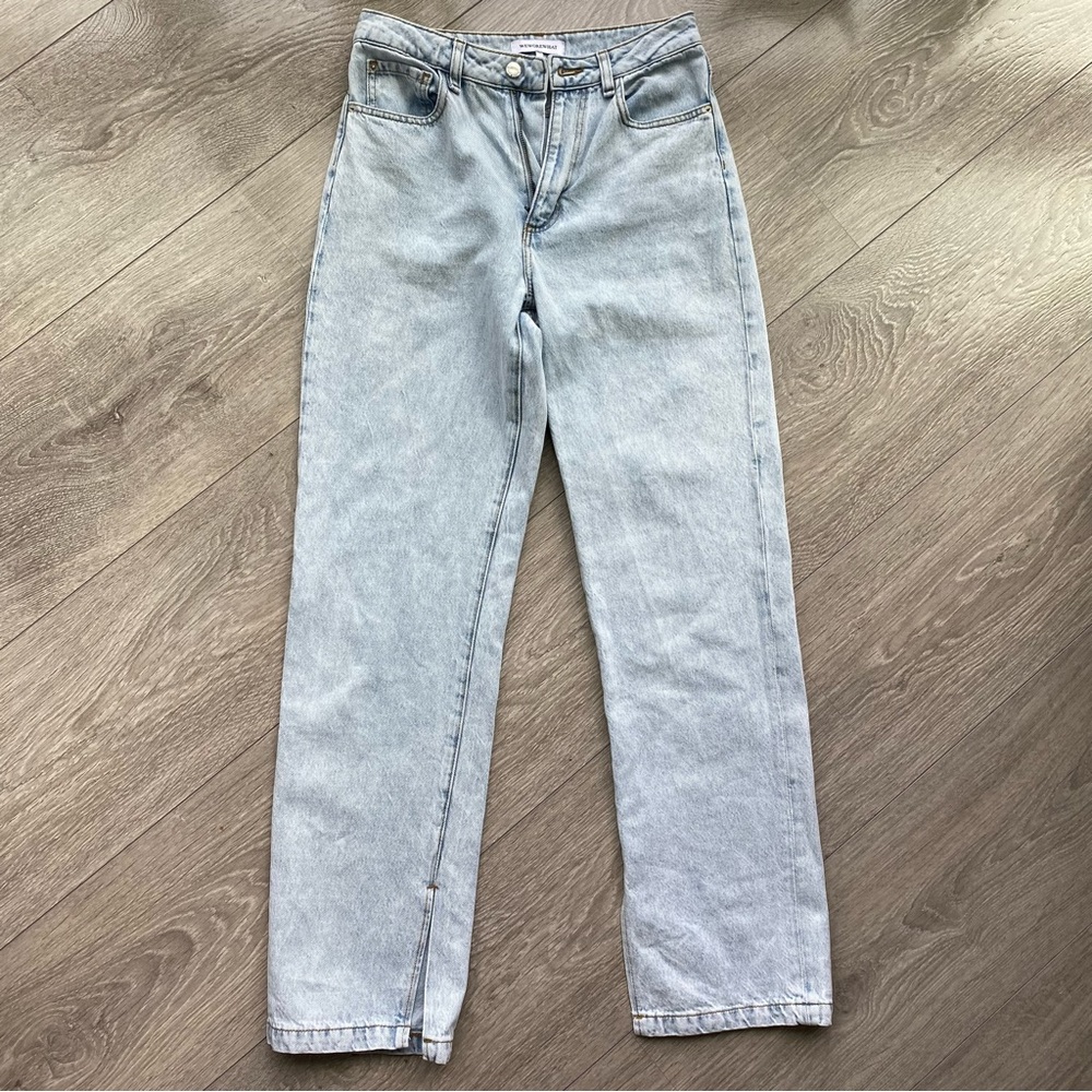 Mom Slit Straight Jean - Picture 7 of 13